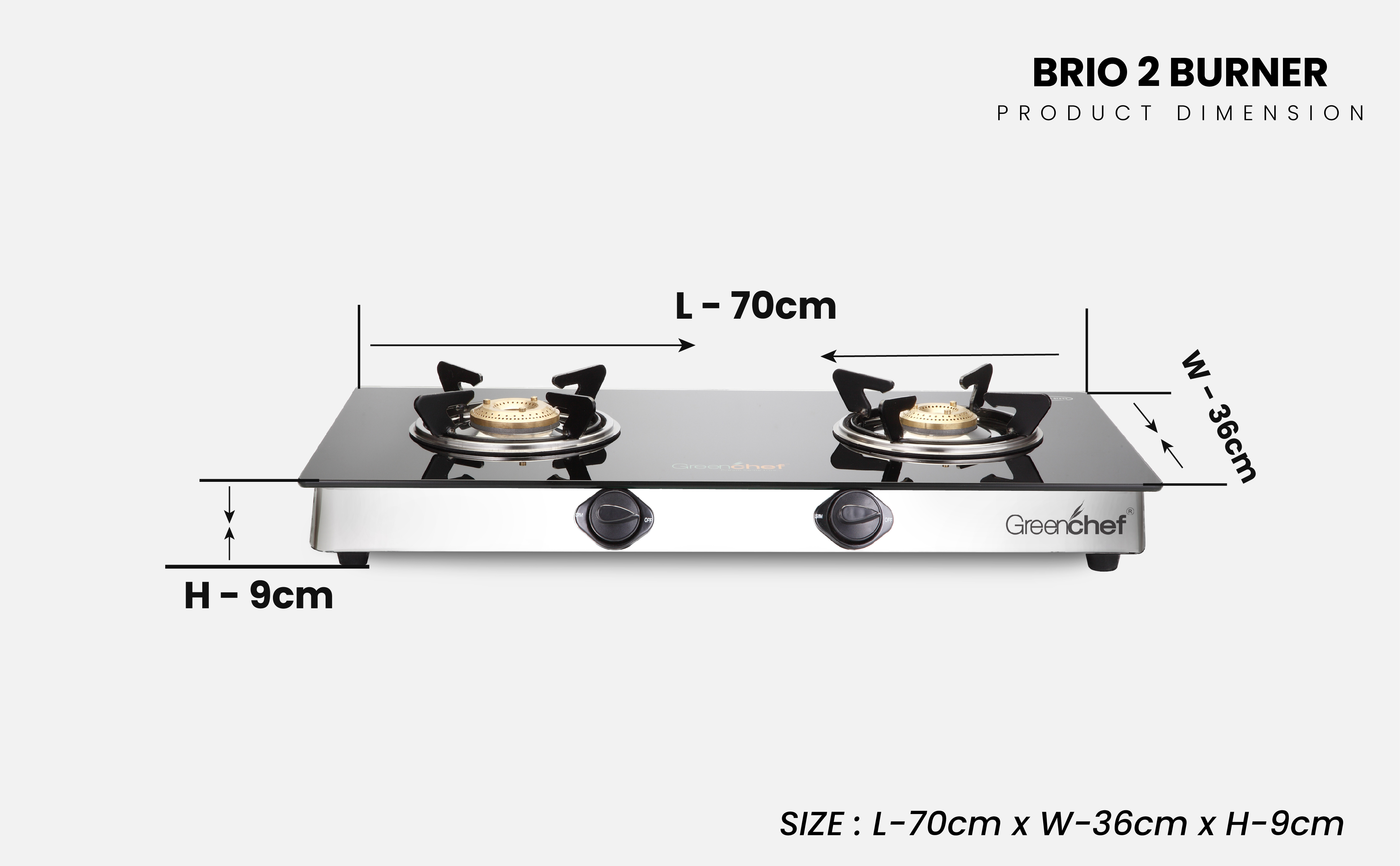 Gas stove Brio